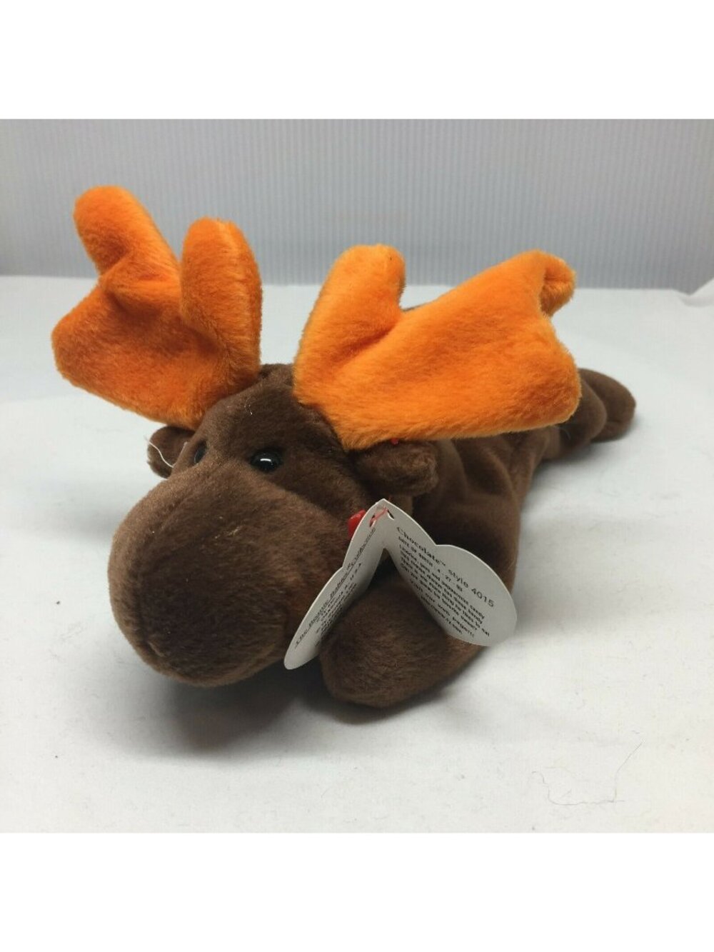 Ty Beanie Baby Moose Original Plush Stuffed Animal Retired W Tag April 27 1993